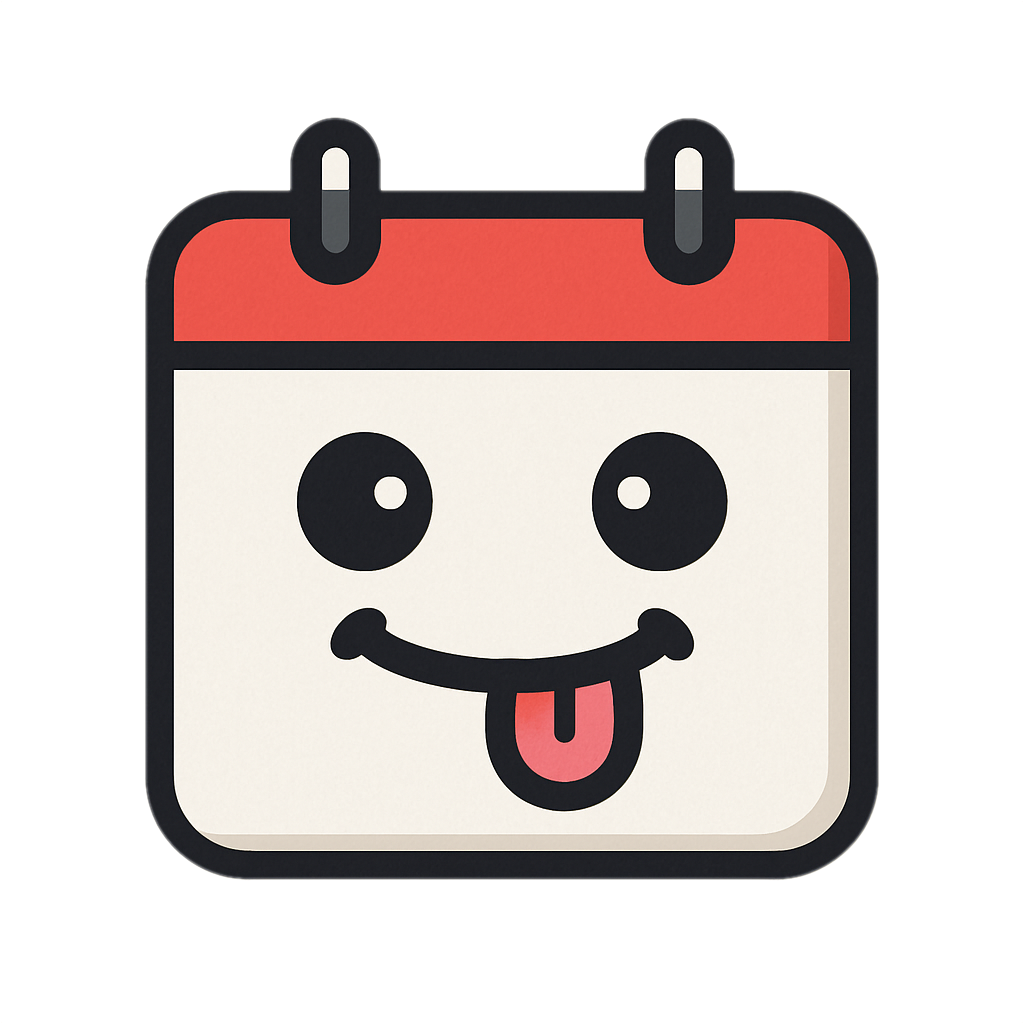 Funny Holidays Calendar Logo